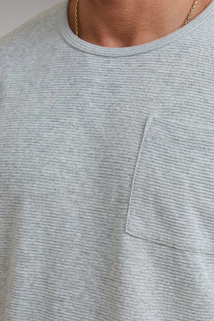 Men's 2-Piece Set with Round Neck for Summer