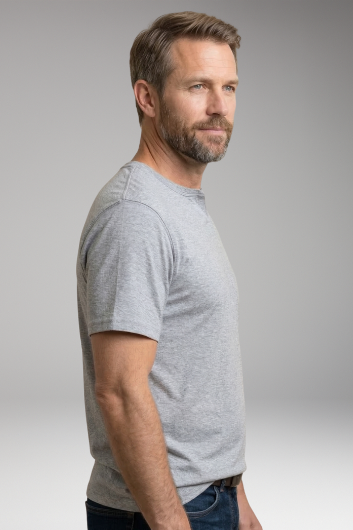 Men's casual everyday weekend daily wear relaxed men's t-shirt for Everyday Wear