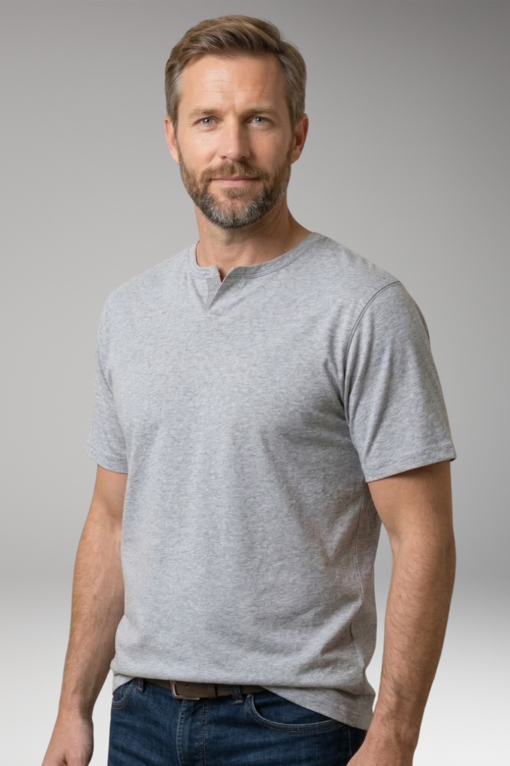 Men's casual everyday weekend daily wear relaxed men's t-shirt for Everyday Wear