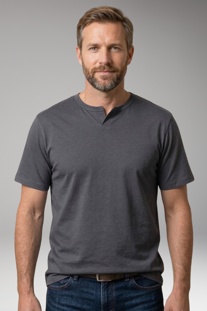 Men's casual everyday weekend daily wear relaxed men's t-shirt for Everyday Wear