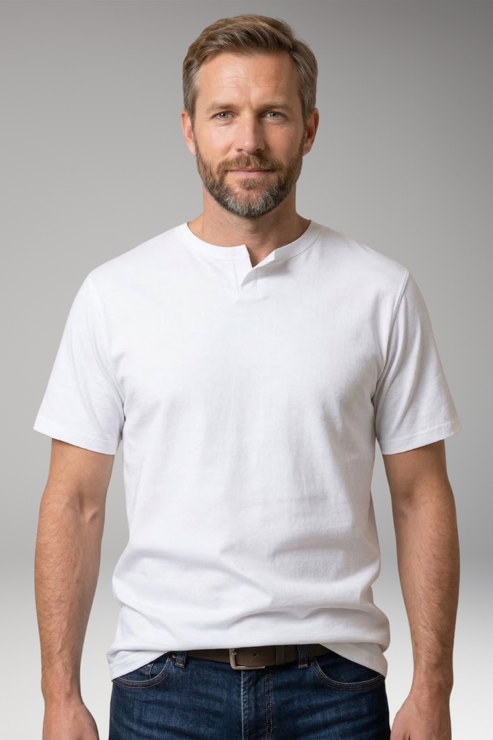 Men's casual everyday weekend daily wear relaxed men's t-shirt for Everyday Wear