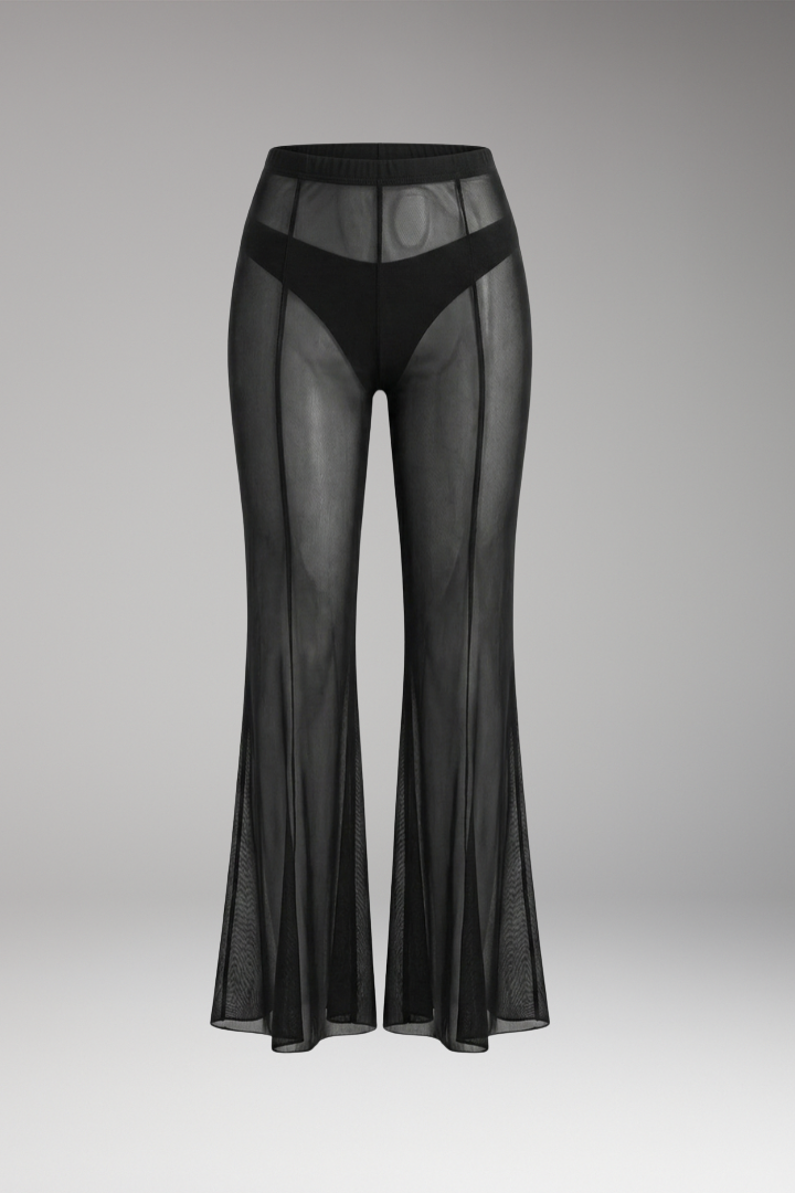 Women's Beach Pants with Wide'Leg and High Waist