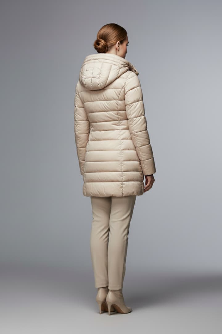 Women's Jacket with Hood and Zipper