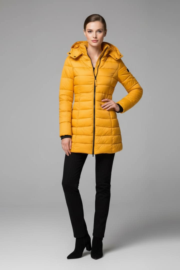 Women's Jacket with Hood and Zipper