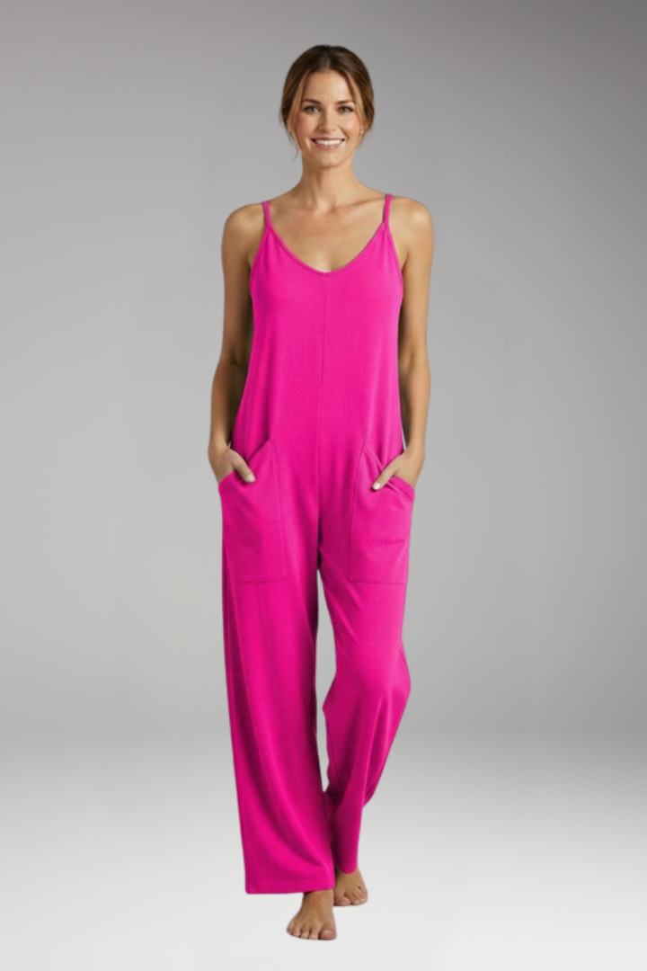 Women's Jumpsuit with Shoulder Straps for Everyday Wear
