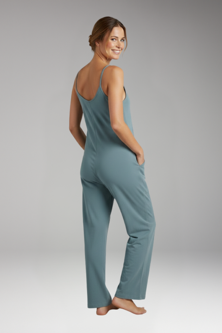 Women's Jumpsuit with Shoulder Straps for Everyday Wear