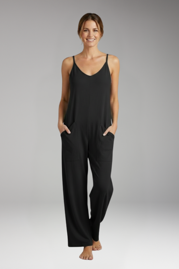 Women's Jumpsuit with Shoulder Straps for Everyday Wear