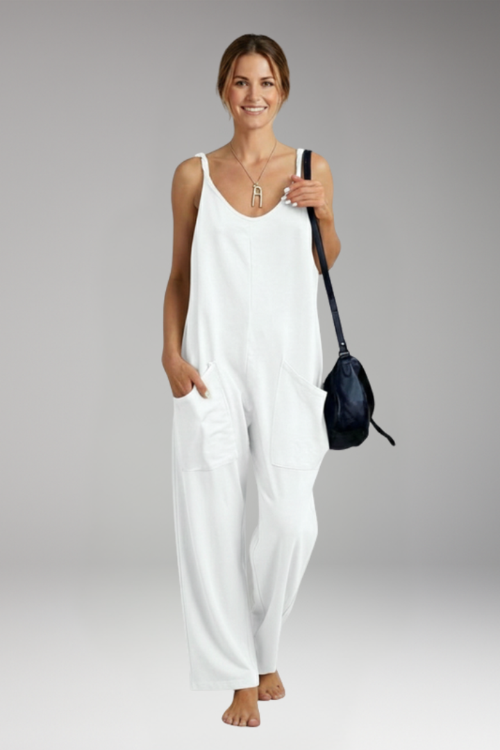 Women's Jumpsuit with Shoulder Straps for Everyday Wear
