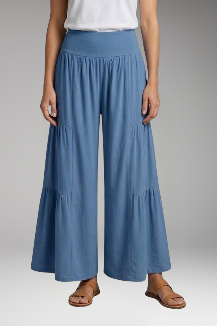 Women's Wide-Leg Trousers with High Waist for Everyday Wear
