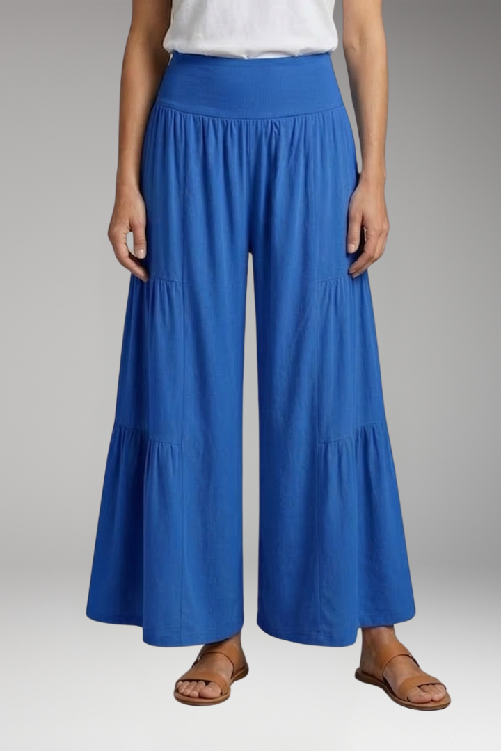 Women's Wide-Leg Trousers with High Waist for Everyday Wear