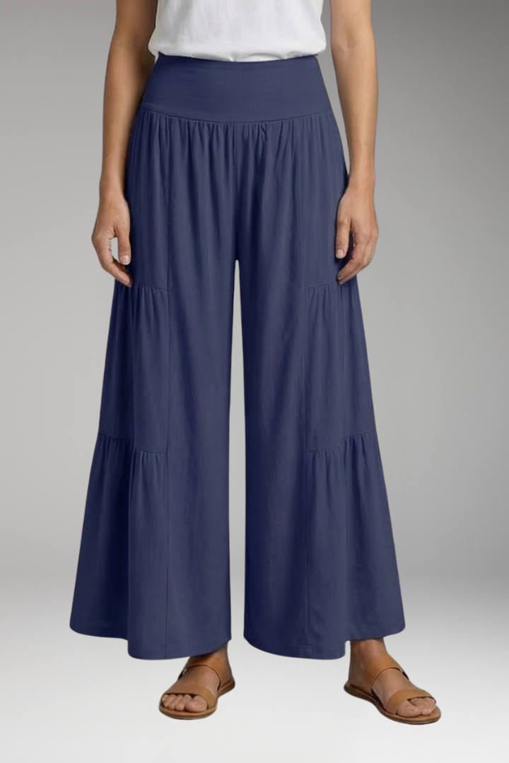 Women's Wide-Leg Trousers with High Waist for Everyday Wear