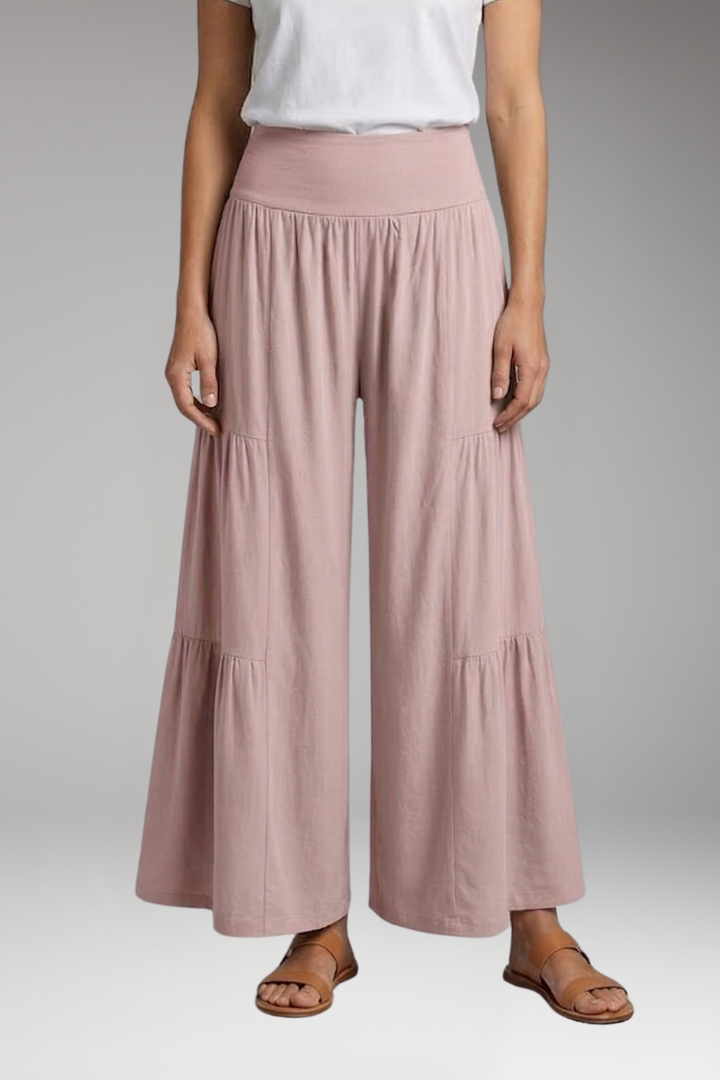 Women's Wide-Leg Trousers with High Waist for Everyday Wear