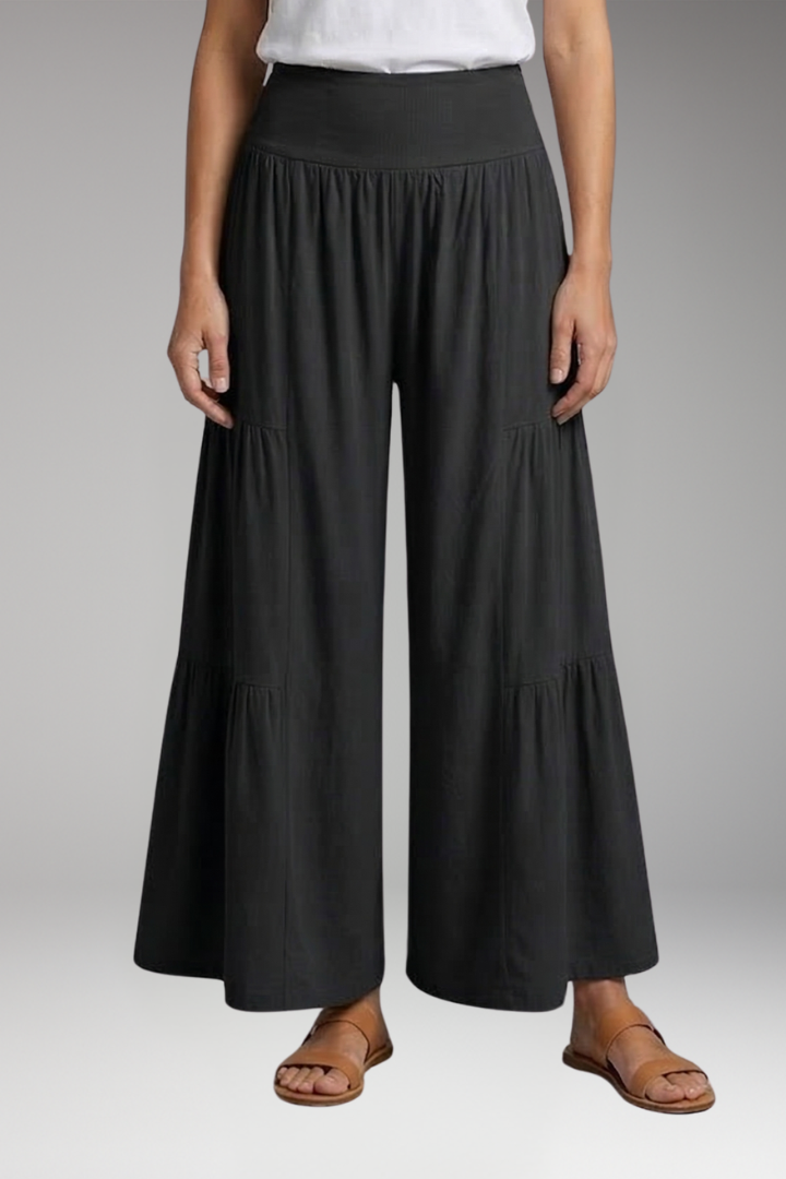 Women's Wide-Leg Trousers with High Waist for Everyday Wear