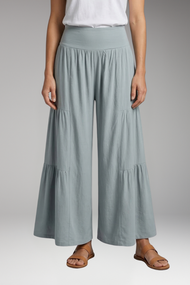Women's Wide-Leg Trousers with High Waist for Everyday Wear