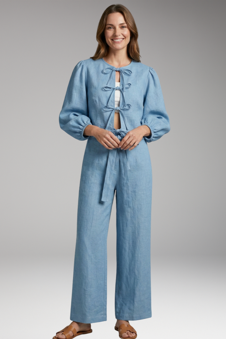 Women's co-ord set 2-piece co-ord set with High Waist for Spring