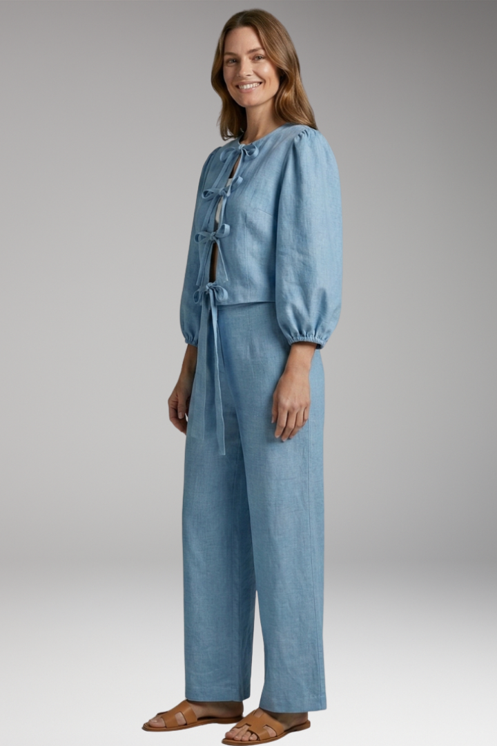 Women's co-ord set 2-piece co-ord set with High Waist for Spring