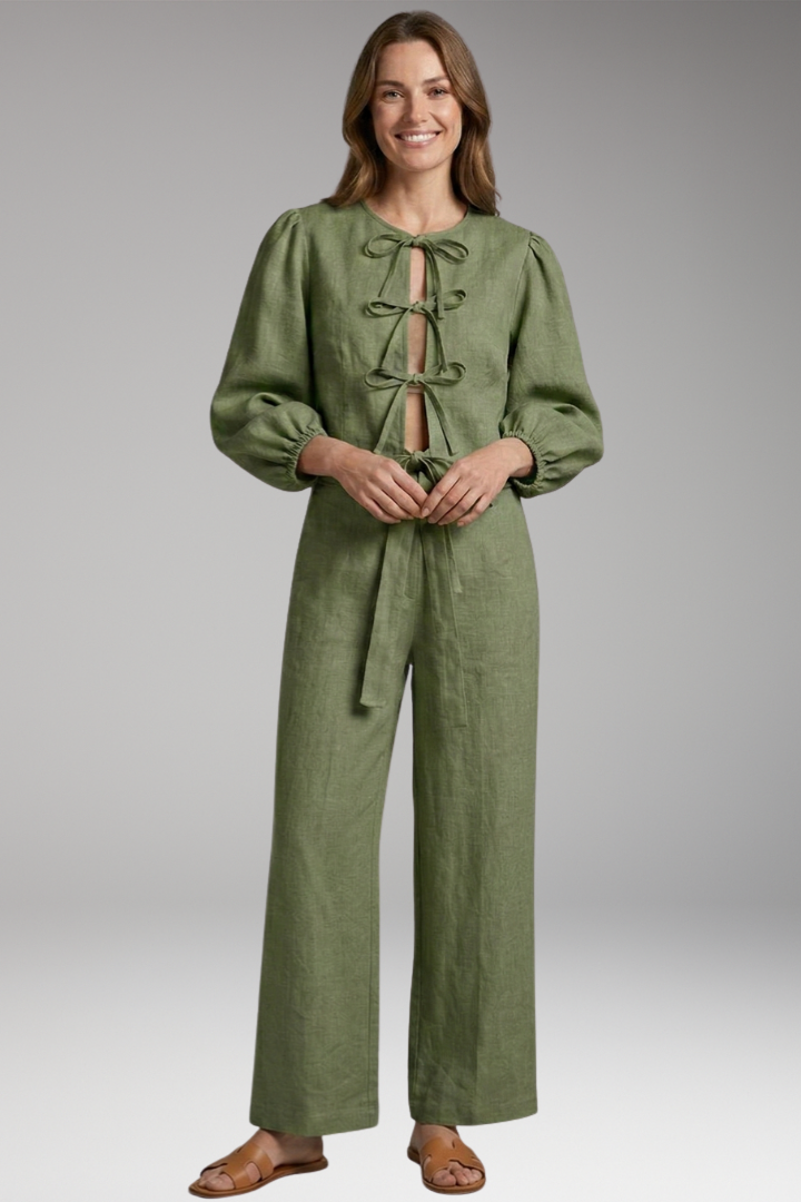 Women's co-ord set 2-piece co-ord set with High Waist for Spring